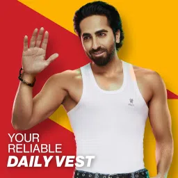 ranjit smart Men's White Round Neck Sleeveless Cotton Vest (Pack of 6) (White) image 1