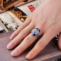 uteruik Vintage Vampire Diaries Salvatore Damon Stefan Finger Family Crest Ring For Men - 18 image 3