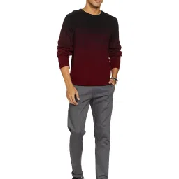 amazon brand - symbol Men Acrylic LS Gradient Grunge Sweater Pullover image 4