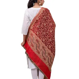 cloth king Women's Kanni Design Shawl Paisley Print Kashmiri Shawl Woolen Embroidered Shawl Stole(Pack Of1). image 4