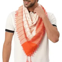 LIFESTYEL Stylish & versatile fashion scarf for Men - Checks Pattern Desert Shemagh/Keffiyeh Scarf Modern Look for Men's and Women image 2