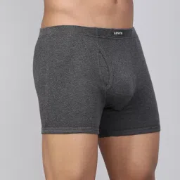 levi's Men's Cotton Style #010 Comfort Regular Fit Solid Boxer Brief image 2