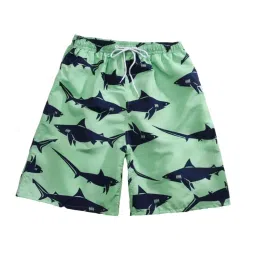 myaddiction Summer Beach Shorts Men Beach Swimsuit for Leisure Time Travel River Tracing Green XXXL image 4