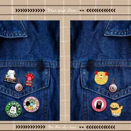 wags4whiskers Cat Enamel Pin - Behind Every Strong Woman is her Cat image 4