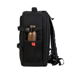 Endive Polyester Atari 100% Waterproof DSLR/SLR Camera Backpack With Rain Cover And Laptop Compartment| Tripod Holder,Accessories, Black image 3