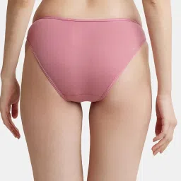 jockey SS02 Women's Super Combed Cotton Elastane Stretch Low Waist Bikini with Concealed Waistband and Stay Fresh Treatment image 2