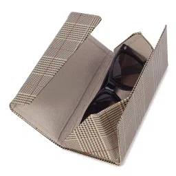 vivid Vision Unisex Adult Lightweight Eyewear Specs Case Cover | Free with Cloth | Protect Eye Glasses | Faux Leather | Spectacles image 4