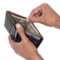 tanstitch Slim Leather Wallet for Men's || Small, Minimalist & Thin Wallet || RFID Protected Wallets image 3