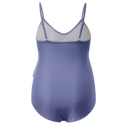 ginkana Maternity Swimsuit V-Neck One Piece Maternity Monokini Tie Front Bathing Suit Pregnany Swimwear image 1