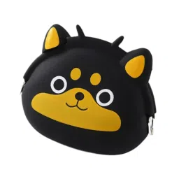 enakshi (label) Animal Cartoon Clip Wallet Portable Silicone Purse for Party Travel Holidays black yellow|Clothing Shoes & Accessories | Womens Accessories | Wallets image 4