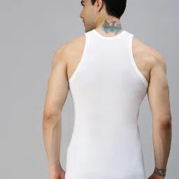 lux cozi Men's Solid Vest (Pack of 2) image 3