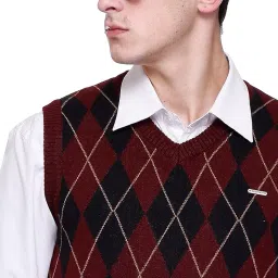 godfrey V Neck Sweaters for Men Winter Wear Woollen image 1