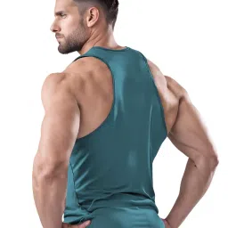 3colors 3Colours RGB Men's Active Wear Sleeveless Tank top, Gym Vest, Leisure wear Regular FIT-Relax image 2