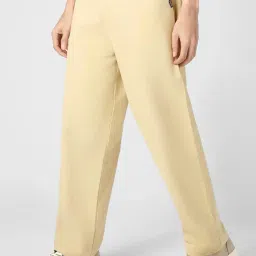 urbano fashion Men's Loose Baggy Fit Solid Chino Trousers Non-Stretchable image 3