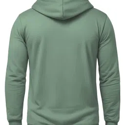 adro Men's Solid Cotton Zipper Hoodies image 1