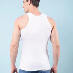 RKG Men's White Vest_MRVE-101-FNRN image 2
