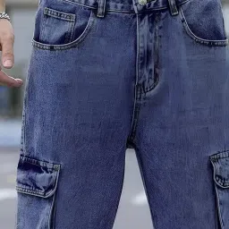 ben martin Men's Loose low Rise Cargo || Cargo Pants || Cargo Pants Denim || Pant || Cargos image 5