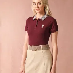 u.s. polo assn. Women's Regular Fit Polo Shirt image 4