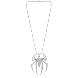 superstore18 Pure Stainless Steel Heavy Big Bold Spider Fashion jewellery pendant witrh chain for Men (PCMC8511) image 3