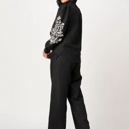 selvia Co-ords Set for Women|Cotton Blend Shirt & Trouser Set|Ethnic Co-ords Set for Women|Embroidery Two Piece Co-ord Set image 1