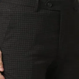 peter england Men's Regular Fit Mid Rise Pants image 3