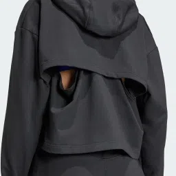 adidas Women Sweatshirts | Power 3S Hoodie | Black | image 2