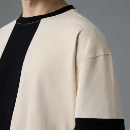 the souled store Ben 10: Omnitrix Men and Boys Short Sleeves Round Neck White Applique Patch Cotton Oversized T-Shirts image 3