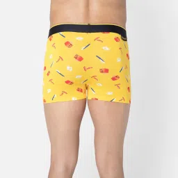 bummer Men's Printed Micro Modal Trunks Underwear | Ultra Soft & Breathable | Combo Pack of 3 image 2