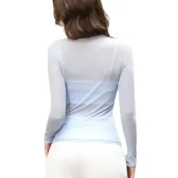 youngglam Womens Floral Printed Mesh Febric Top image 5