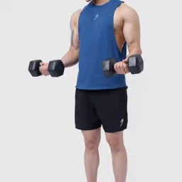 fuaark Men's Supper Combed Cotton Broad Shoulder Sleeveless Deep Arm Cut Vest Sleeveless Tank image 4