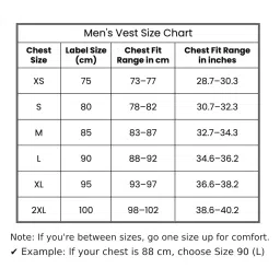 Athul Premium Men's Combed Cotton Vest (Pack of 3, White RN, 2XL, 100cm, Sleeveless Regular Fit) image 3