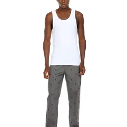 u.s. polo assn. Men's Comfort Regular Fit Cotton I024 Vest - Pack of 2 image 1