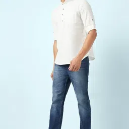 indus route by pantaloons Men's Cotton Regular Kurta image 1