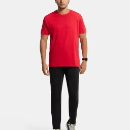 jockey SP16 Men's Soft Touch Microfiber Elastane Stretch Slim Fit Active Wear Trackpants with Side Pockets and Stay Fresh Treatment image 3