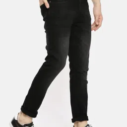 the indian garage co Men Slim Fit Solid Mid-Rise Jeans image 1