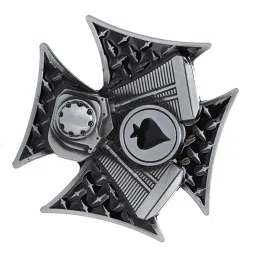 heavenglow Mens Cowboy Engraved Pattern Decorative Antique Silver Western Belt Buckle image 3