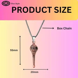 m men style Hindu Lord Bajrangbali Hanuman idol Monkey God of Devotion Locket With Link Chain Silver Zinc Metal Pendant Necklace For Men And Women image 1