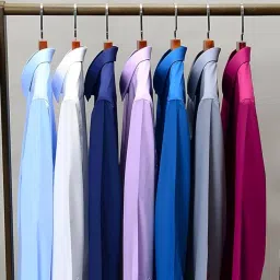 deelmo Men's Stylish Solid Satin Casual Shirt for Men Full Sleeves| Poly Satin Silk Shirt image 4