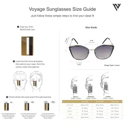 voyage Women Cat Eye Non-Polarization Sunglasses image 5