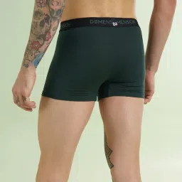 damensch Fresh Mint Solid Underwear For Men Combo, Breathable Innerwear, Cotton Trunks For Men Pack, Anti-Rash Waistband Underwear, Moisture Wicking Trunks, Peppermint Finished Men Underwear Pack of 2 image 3