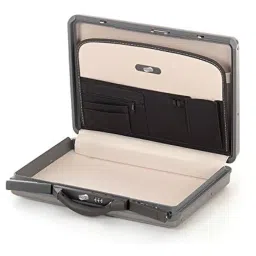 american tourister Unisex Amt Status Western 14 CM Large Briefcase (D.Black) (D.Brown) image 5