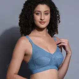 csu Women’s Cotton Full Coverage Non-Padded Wire Free T-Shirt Bra Combo image 4