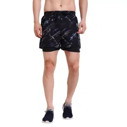 shifter Swimming Beach Shorts 2 in 1 Quick Dry Swim Trunks Costume-Stylish Holiday Wear with Tighty Attached Big Zipper Pockets Swim Suit image 1