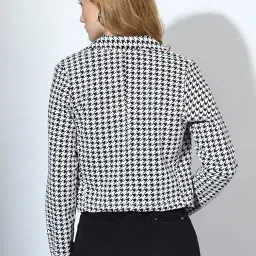sfoty Women Casual Check Blazer image 5