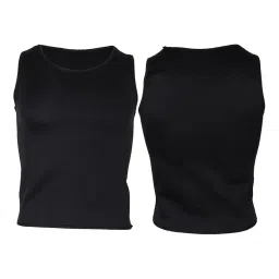 enakshi (label) Men Sauna Sweat Vest Weightloss Shapewear Neoprene Tank Top L Black|Clothing, Shoes & Accessories | Womens Clothing | Intimates & Sleep | Shapewear image 3