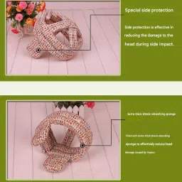 Honmin® Adjustable Anti-Fall Head Protection Hat for Middle-Aged and Elderly | Pure Cotton Anti-Collision Safety Helmet for Home & Leisure image 5