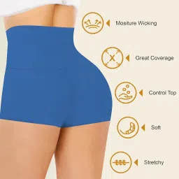 pepperika Women's High Waist Cotton Tummy Tucker Control Short Underwear Moderate Compression Postpartum Panties Combo Post Pregnancy Support image 3