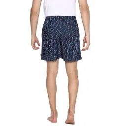 van heusen Men Boxer Shorts - 100% Combed Cotton - Allover Print, Side Pocket, Side Slits image 3
