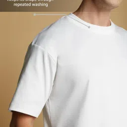 symbol premium Men's Super Soft Cotton Oversized T-Shirt image 3