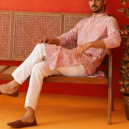 jompers Embroidered Staight Kurtas for Men image 4